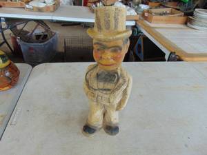 Charlie Chaplin Chalkware Figure