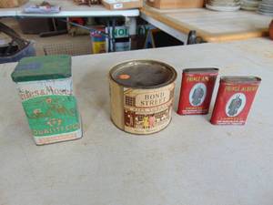 lot 3357 image: Tobacco tins