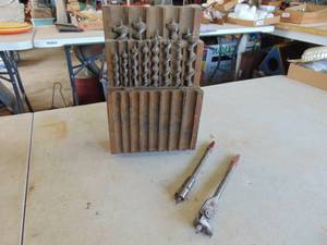 lot 3369 image: Selection of Auger Bits in Wooden Box