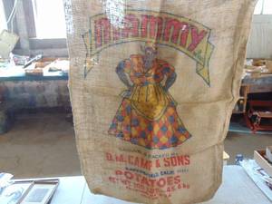 lot 3385 image: Mammy Potatoes Burlap Sack