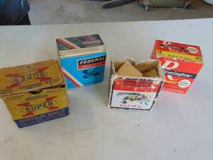 lot 3402 image: 4 partial Boxes of shotgun shells