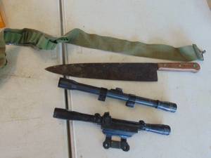 lot 3410 image: Dexter Knife and Small bore scopes