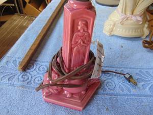 lot 3431 image: Ceramic table lamp