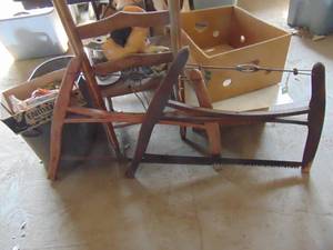 lot 3450 image: Pair of Bow Saws