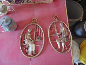 lot 3469 image: Pair of Wall Hangings