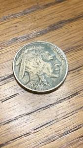 lot 24 image: 1930 Buffalo Indian Head Nickel US Coin Full Date