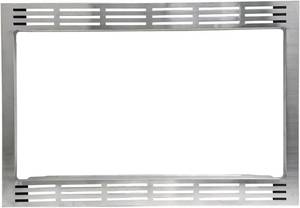lot 291598 image: Retails for $216 NN-TK922SS 27-inch Trim Kit for 2.2 cu ft Microwave Ovens Compatible with Panasonic, 27 inch, Stainless Steel
