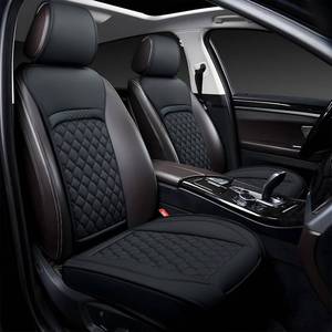 lot 291609 image: Front Car Seat Covers for Toyota,Leather Waterproof Seat Protector Custom Fit Toyota Tacoma Rav4 Corolla Camry Tundra Venza Corolla Cross,2 Pack,Black