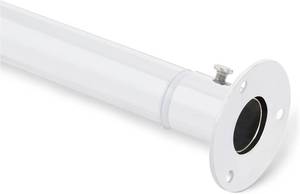 lot 491878 image: Amazon Basics Closet Rod, Adjustable, Chrome Finish, 30 to 48 Inches, 50-Pound Capacity, for Hanging Clothes