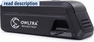lot 391660 image: OWLTRA Indoor Electric Mouse Trap, Instant Eliminate Rodent Zapper with Pet Safe Trigger, Black, Small