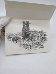 lot 4057 image: California Landscape Print by Al Cignoni