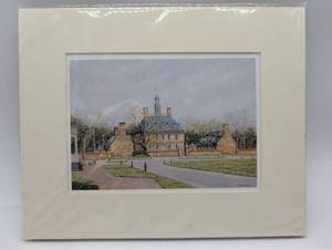 lot 4064 image: Governors Palace Williamsburg Art Print by Monturano