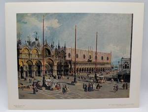 lot 4086 image: Canalettos St. Marks Square Venice Print
