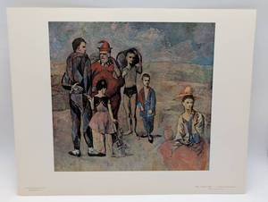 lot 4088 image: Picasso Family of Saltimbanques Print from National Gallery