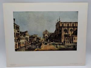 lot 4089 image: Canaletto Venice Scene Print
