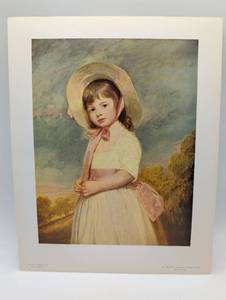 lot 4090 image: 18th Century Portrait Print - by Artist Romney - from National Gallery Collection