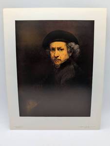 lot 4091 image: 17th Century Dutch Master Self Portrait Print