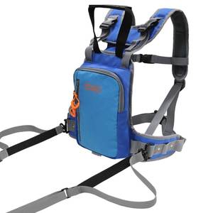 lot 26040 image: OUTDOOR Ski and Snowboard Harness Trainer, Control Steer & Speed, Snowboard Anti-fall Traction Belt Beginner, Ski Auxiliary Bag with Safety Belt (Blue) - Retail $29