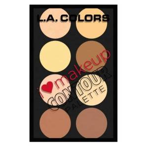 lot 26099 image: L.A. COLORS I Heart Makeup Contour Palette C30352 - Retail $13