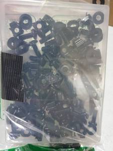 lot 26100 image: M6 x 16mm Rack Mount Screws, Cage Nuts for Rack Mount Server Shelves, Routers, Rack Mount Server Cabinet. Server Rack Screws, Square Insert Nuts and Washers with Box - Retail $12