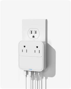 lot 26110 image: USB C Charger Block, Slim Flat USB Wall Charger Plug with 2 Outlet Ports, Multi USB C Charging Power Adapter for Home Travel Office School (20W) - Retail $16