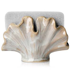 lot 26111 image: Ceramic Sponge Holder, Sponge Holder for Kitchen Sink, Compact Sink Caddy Organizer-Scouring Pad and Dish Holder, Farmhouse Kitchen Decor Cute Gadgets Accessories(Brown Grey)