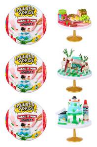lot 26134 image: MGAs Miniverse Make It Mini Holiday 2025 The Grinch Dr. Seuss, Mini Collectibles, Mystery Blind Packaging, Seasonal, DIY, Crafts, Resin Play, Replica Food, NOT Edible, Collectors, Gift, 8 (1pcs) - Retail $27