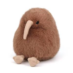 lot 26141 image: ABEARCAR Kiwi Plush Bird Stuffed Animal Little Kiwi Stuffed Plush Toy - Realistic 4.5 inch Kiwi Plushie Christmas Birthday Valentines Day Gift for Kids Girlfriends - Retail $17