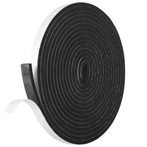lot 26146 image: Self Adhesive Foam Tape Weatherstrip 12In x 14In x 16.5Ft High Density Foam Insulation Strips Seal Weather Stripping with Strong Adhesive for Door and Window Sound Isolation Soundproofing - Retail $6