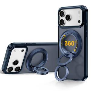lot 26175 image: MagSafe Ring Phone Holder, 360° Rotation Magnetic Cell Phone Grip Dual-Sided Magnets Phone Ring Kickstand Compatible with iPhone 17 16 15 14 13 12 Pro Max MagSafe, Android, Samsung etc. - Retail $25