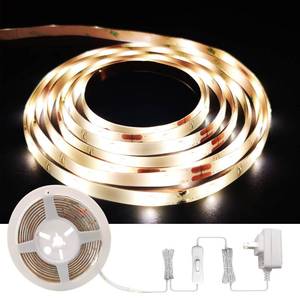 lot 26178 image: L5L3D LED Strip Lights, 8ft LED Light Strip, 12V 4000K Neutral White Tape Light with PU Coating, LED Lights for Bedroom, Kitchen, Mirror, Home Decor, ETL Listed - Retail $12