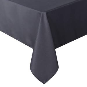 lot 26198 image: Square Tablecloth - 60 x 60 Inch - Water Resistant Spill Proof Washable Polyester Table Cloth, Decorative Fabric Table Cover for Dining Tables, Buffet Parties and Camping, Grey - Retail $15