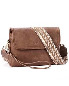 lot 26199 image: Small Crossbody Bags for Women, Vegan Leather Cell Phone Purse, Mini Travel Purse with Adjustable Strap Womens Gifts - Retail $25