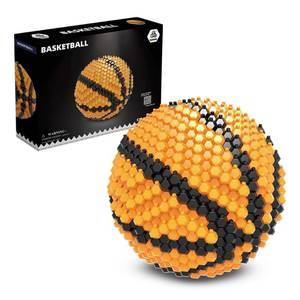 lot 26212 image: Basketball Building Block Set, Adults challenging STEM Block Decorations, Miniature 3D Educational Toys for Ages 14 15 16 and Above, (579 Pieces) - Retail $40