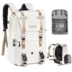 lot 26229 image: K&F CONCEPT Camera Backpack, Camera Bags for Photographers Large Capacity Camera Case with Raincover,15-15.6 Inch Laptop Compartment Compatible for CanonNikonSonyDJI Mavic Drone - Retail $87