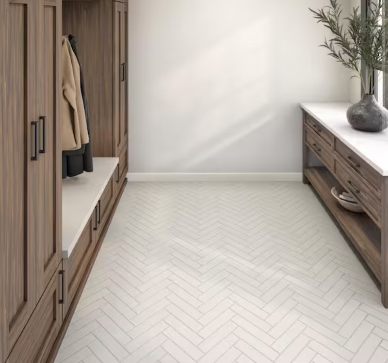 lot 96 image: Professional Quality Beautiful DAL TILE TORRANCE TRC1  WHITE DESERT 3-34 X 24 35 PCS - see images