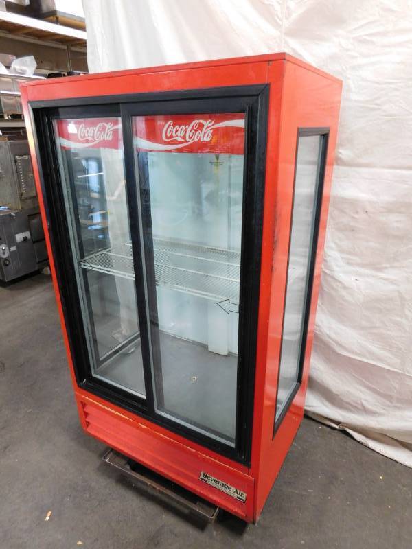 beverage air coca cola refrigerator