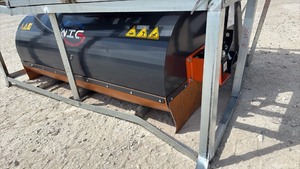 lot 221 image: Unused WIG 72-inch Heavy Duty Box Broom Sweeper Skid Steer Attachment