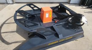 lot 232 image: Unused WIG 72-inch Skid Steer Brush Hog Attachment - Heavy Duty