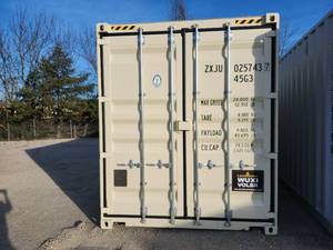 lot 3999 image: One Way Use 40 High Cube Storage Container, 2 Door Opening, End Opening  Wolverine ZXJU0257437