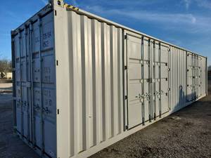 lot 2976 image: One Way Use 40 High Cube Storage Container, 2 Door Opening, End Opening  Wolverine CICU7351847