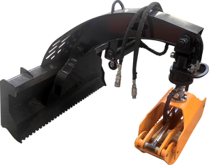 lot 2630 image: Unused LandHonor Skid Steer 44in Rotating Log Grapple  RLG-13-44D