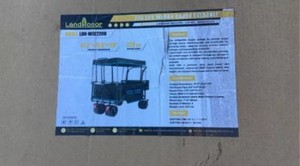 lot 2755 image: Landhonor 220Lbs Wagon Carts Foldable  LHR-WCF220D