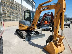 lot 35 image: Case CX55B Mini Excavator  801 Hours  Cab  Thumb  Steel Tracks