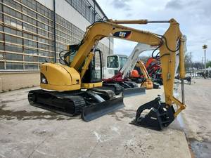 lot 38 image: CAT 308C Mini Excavator  1,819 Hours  Cab  Steel Tracks