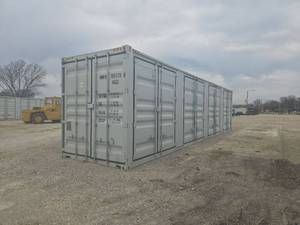 lot 10636 image: One Way Use 40ft Storage Container with 4 Door Side Access  MMPU1054780