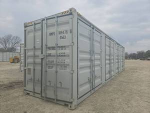 lot 10637 image: One Way Use 40ft Storage Container with 4 Door Side Access  MMPU 1054796
