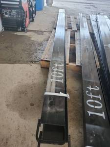 lot 10679 image: Unused 10ft Forklift Extension Rod Set
