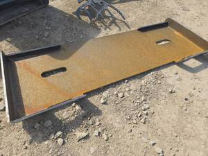 lot 106709 image: Unused Industrial Skid Steer Equipment Mounting Plate  Standard Size