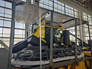 lot 106741 image: Power Trowel  Model MS100R  Walk-Behind  75 Work Diameter